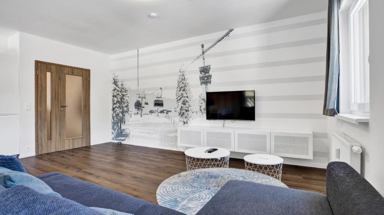 Krusnohorske Strane Apartment Loucna pod Klinovcem Exterior photo